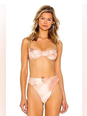 HAIGHT Bikini Set - Blush Pink Watercolour